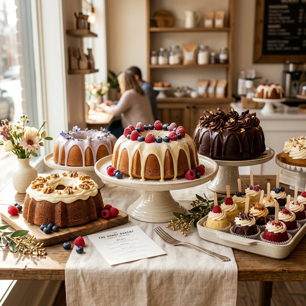 Nothing Bundt Cakes menu with prices, flavors, and sizes 2026
